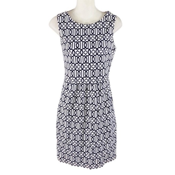 JUDE CONNALLY Mary Pat Dress in Bamboo Navy & White - Picture 6 of 16